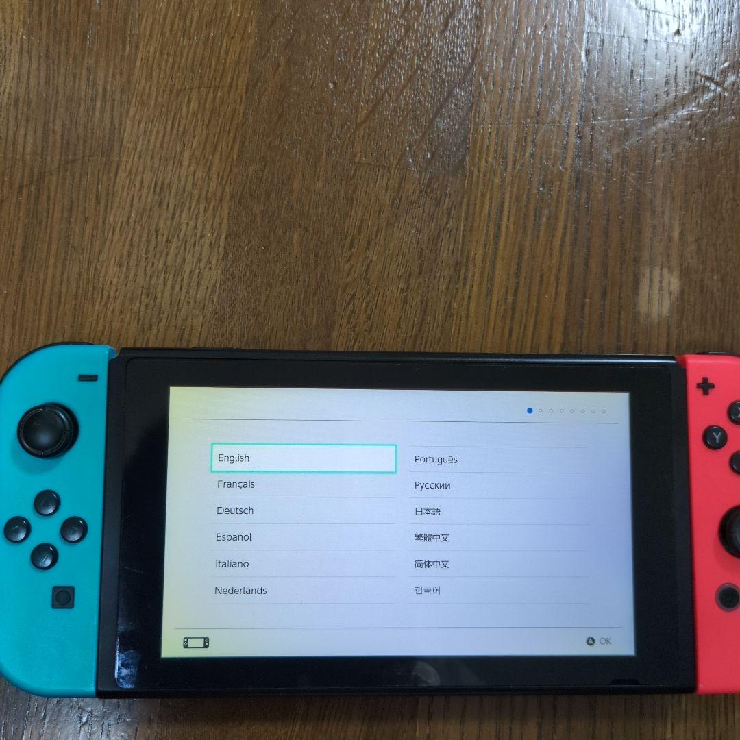 【ジャンク画面焼けあり】【Switch本体】