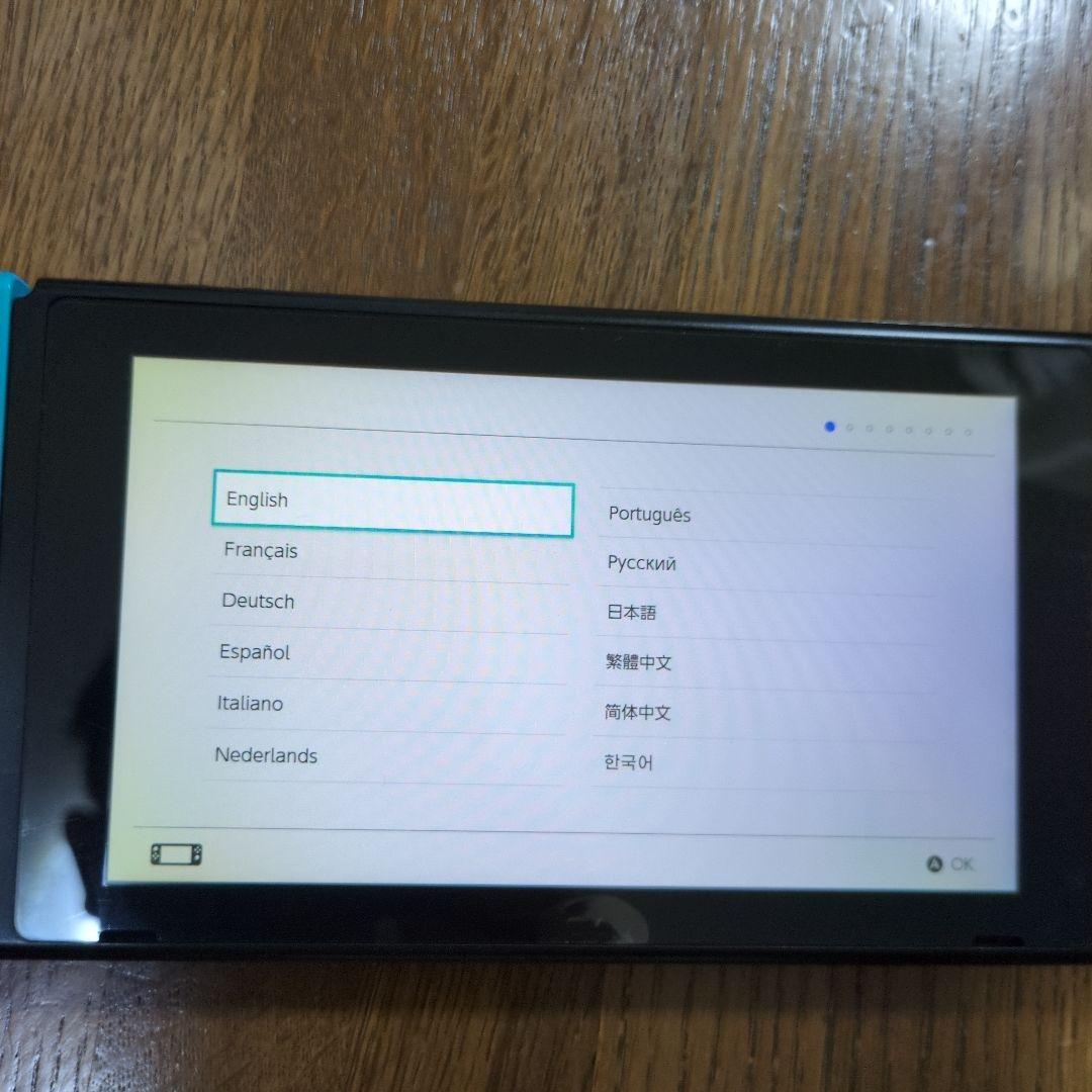 【ジャンク画面焼けあり】【Switch本体】