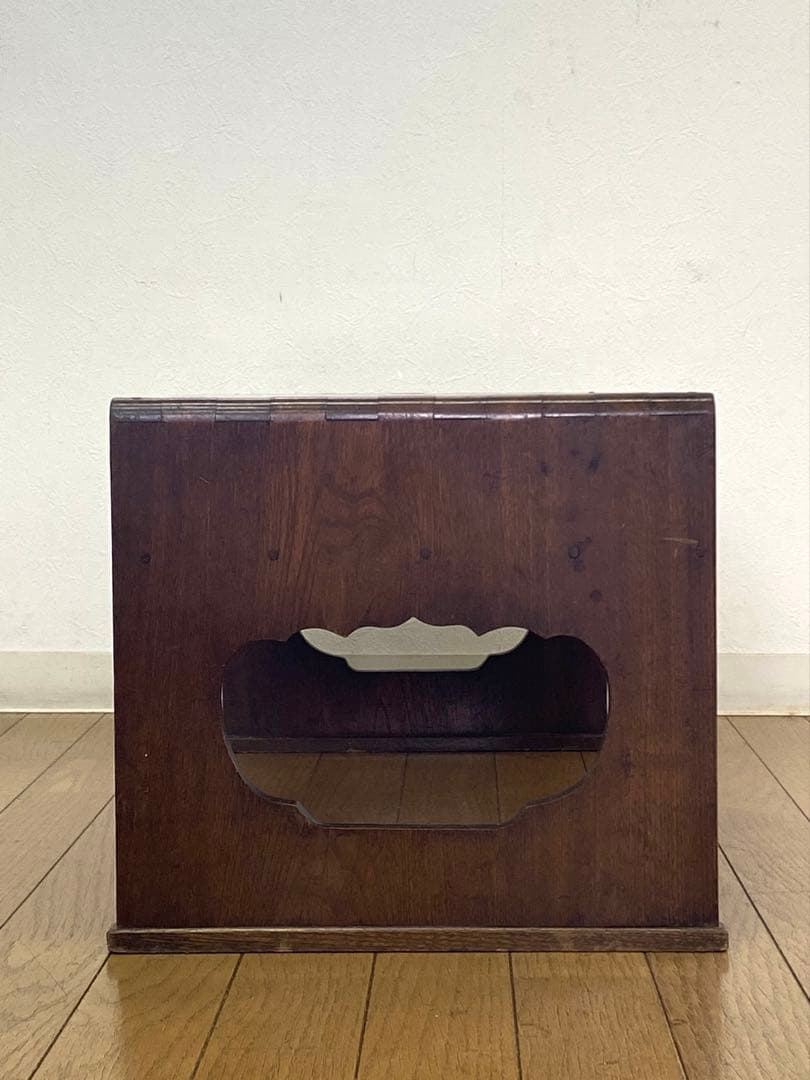 アンティーク レトロ 前黒柿 文机 テーブル 飾り台 インテリア 古民具 小ぶり