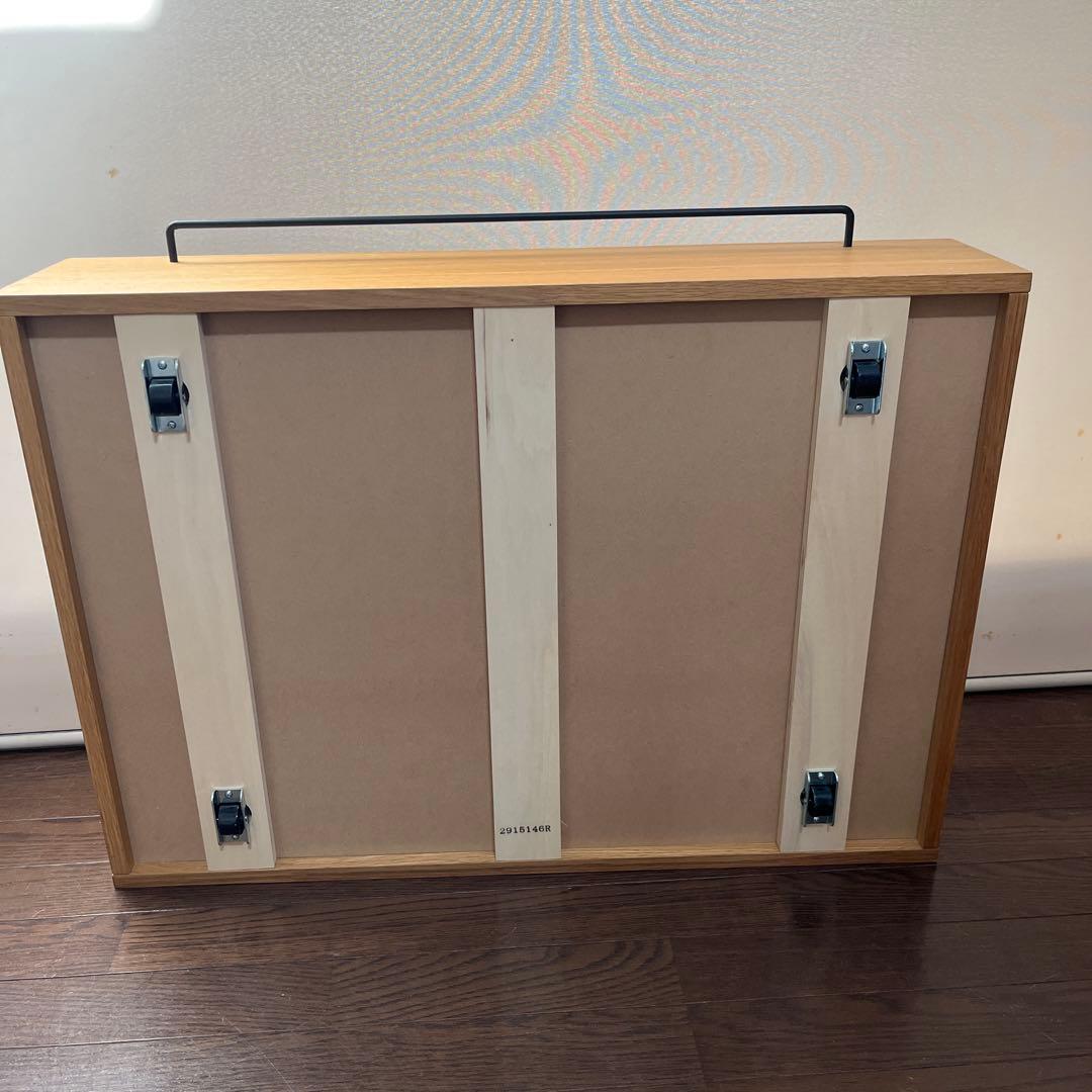 無印良品 ベッドフレーム下収納・小・高さ18.5ｃｍタイプ 2台セット（蓋付き）