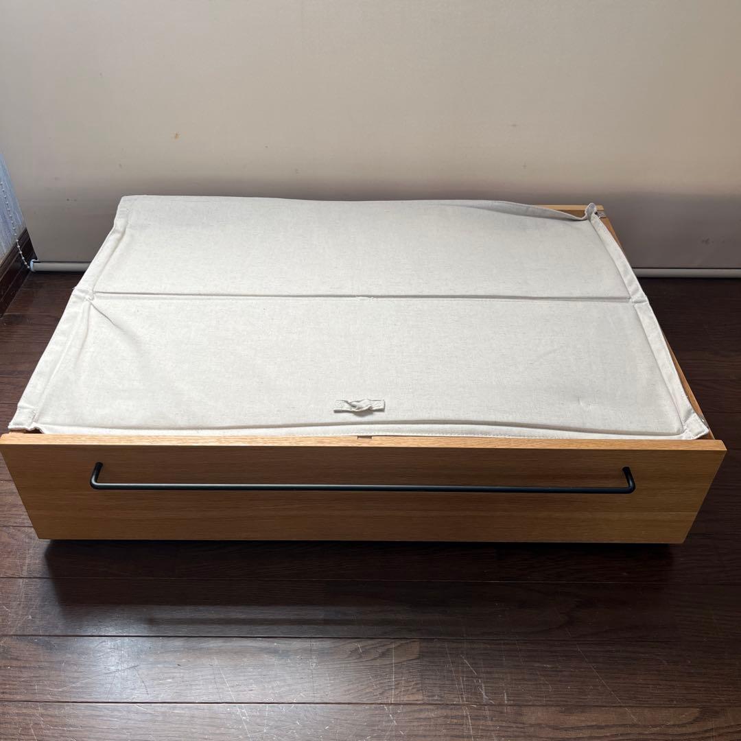 無印良品 ベッドフレーム下収納・小・高さ18.5ｃｍタイプ 2台セット（蓋付き）