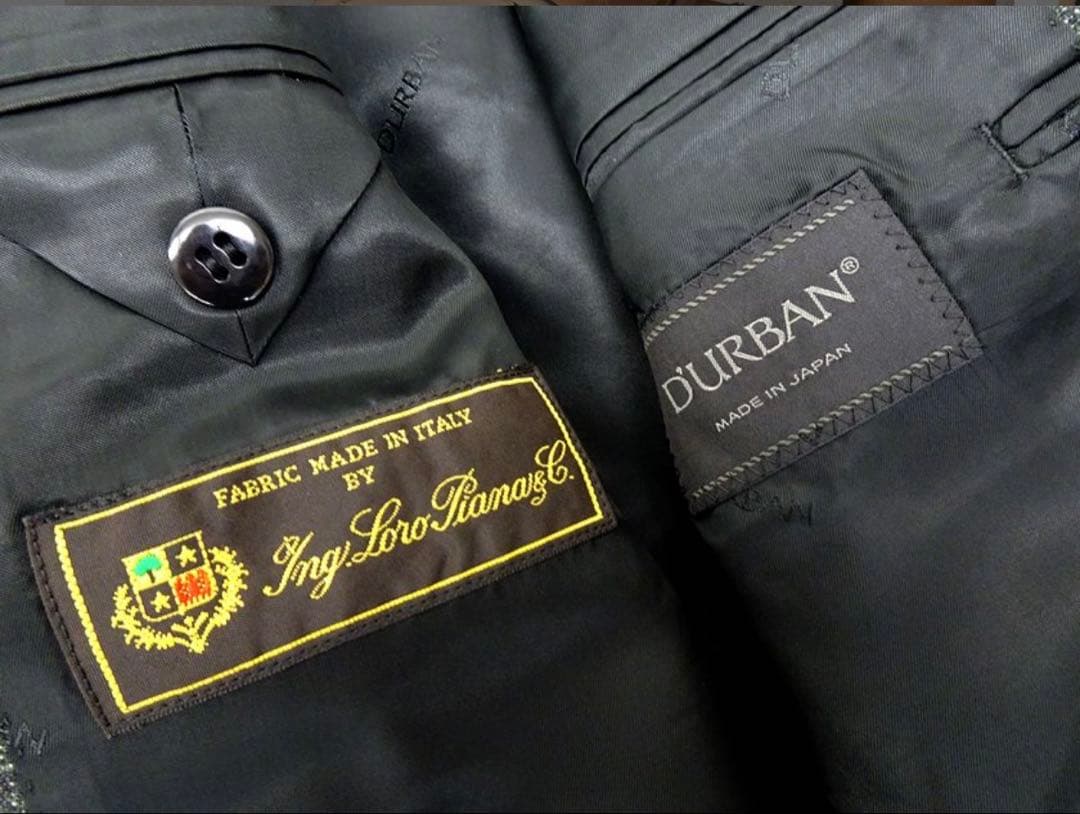 DURBAN 日本製 イタリア製生地 Loro Piana社 ウール100％