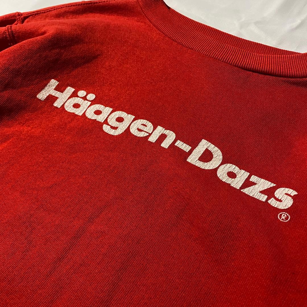 トップス Russell Haagen-Dazs 80s Red Sweatshirt