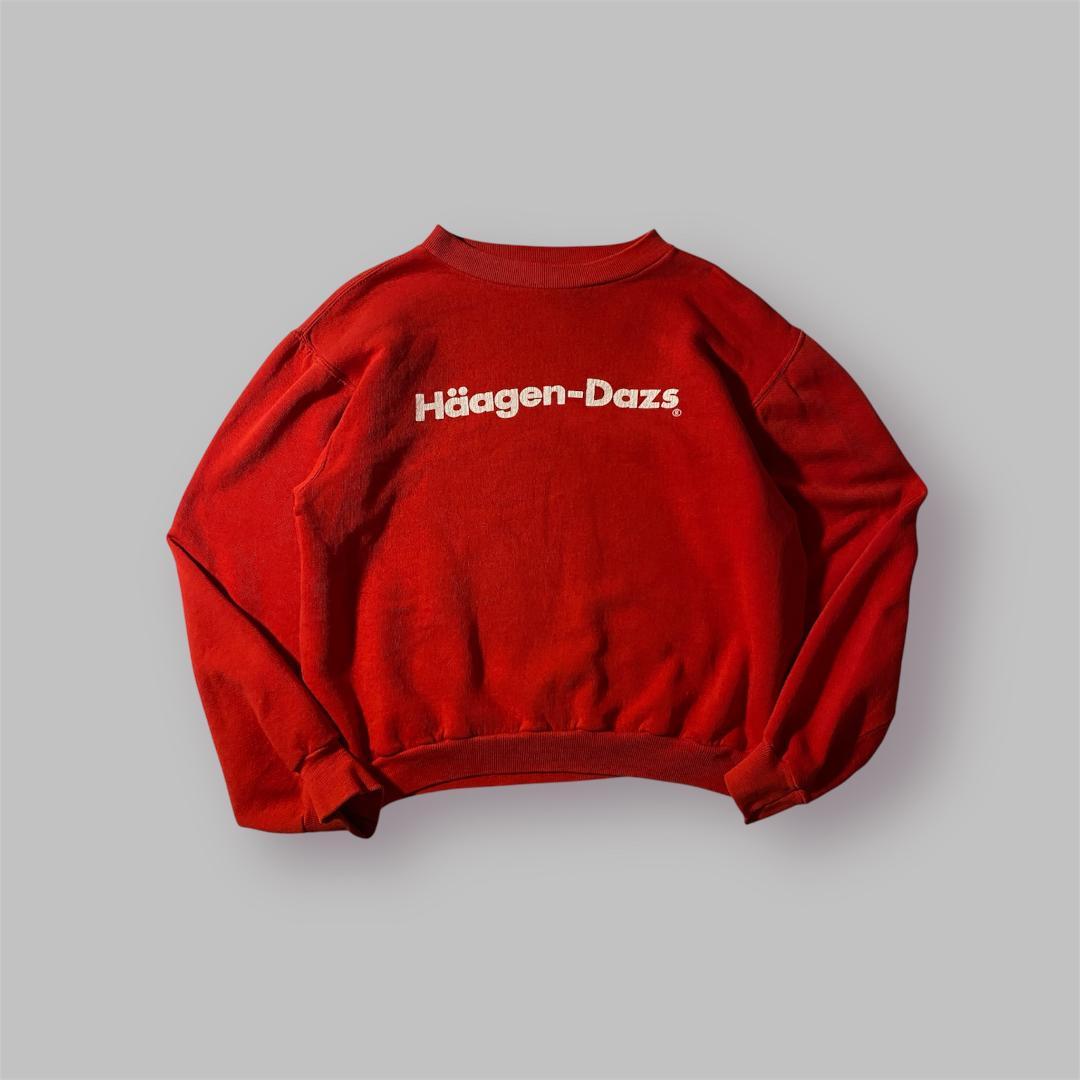 トップス Russell Haagen-Dazs 80s Red Sweatshirt