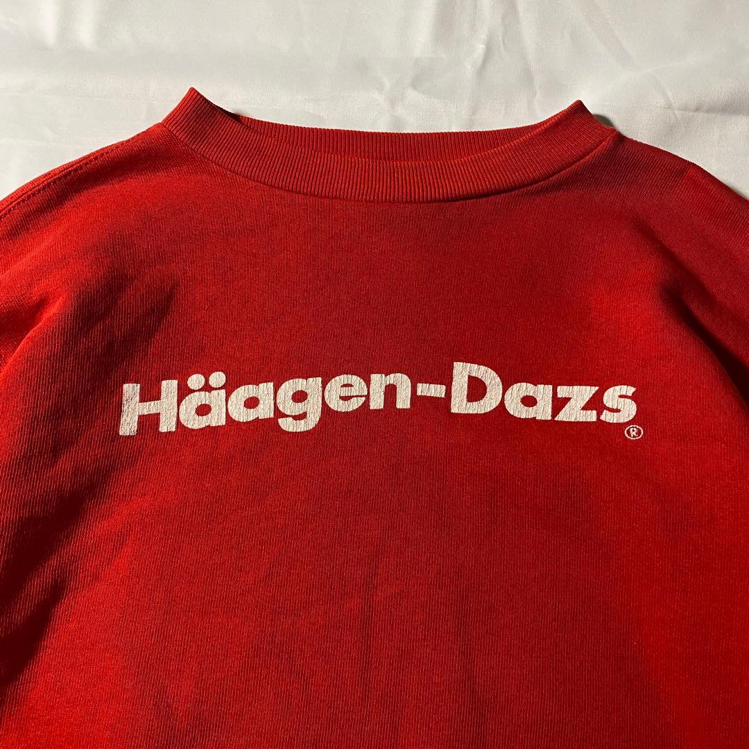 トップス Russell Haagen-Dazs 80s Red Sweatshirt