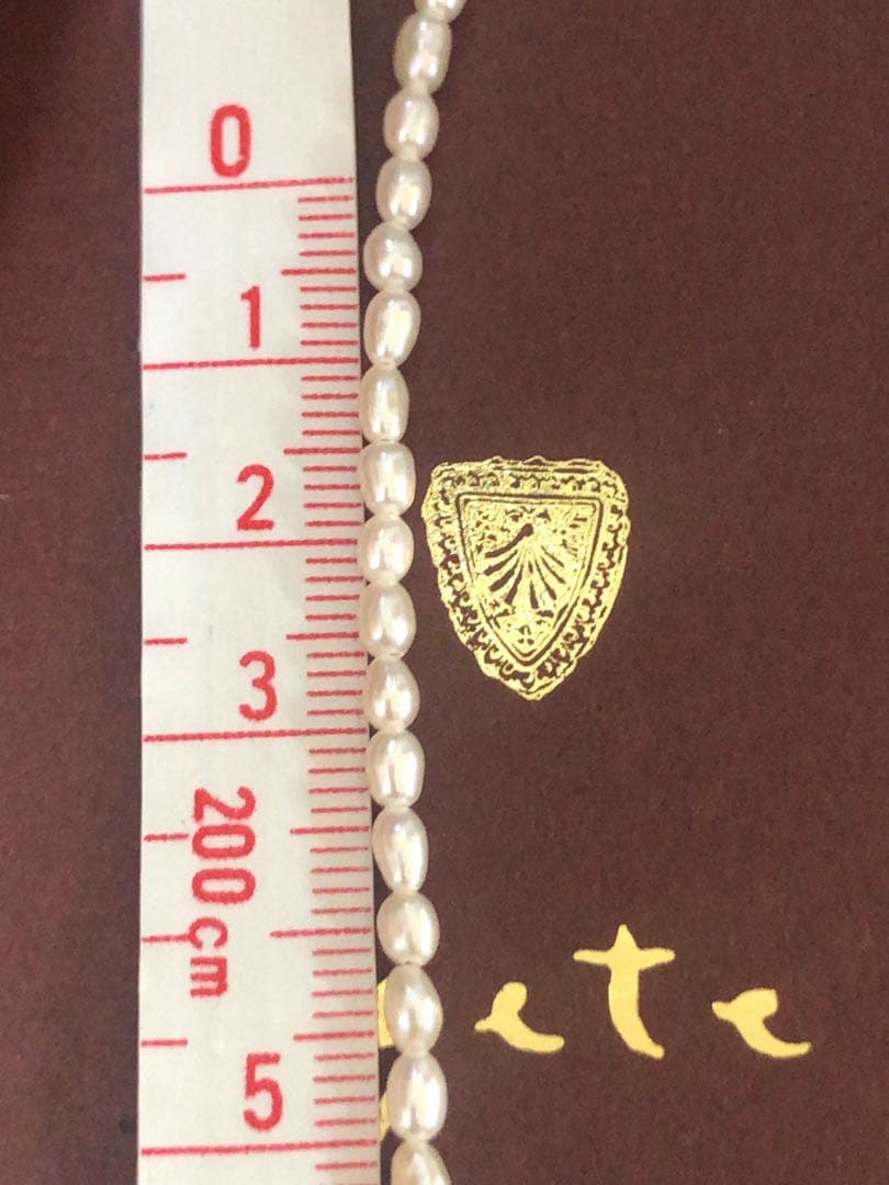 新品未使用☆agete SV真珠 ネックレスと K10ピアスチャームセット　箱付