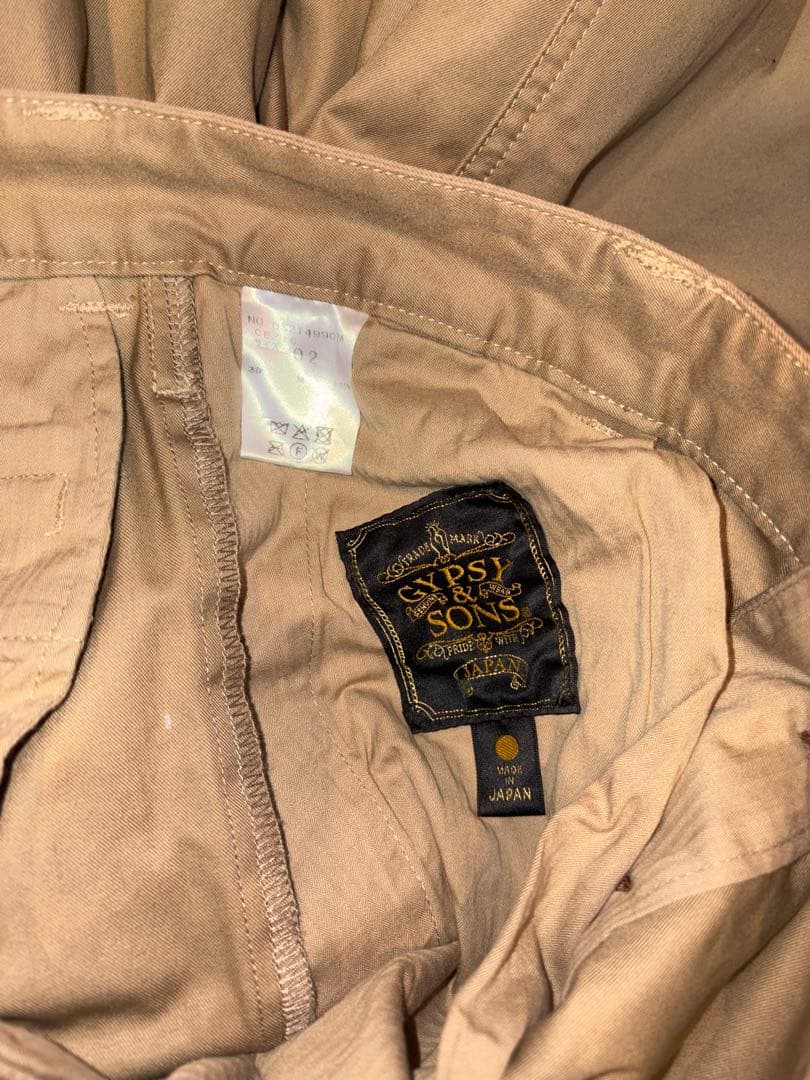 GYPSY&SONS M52French CHINO サイズL新品