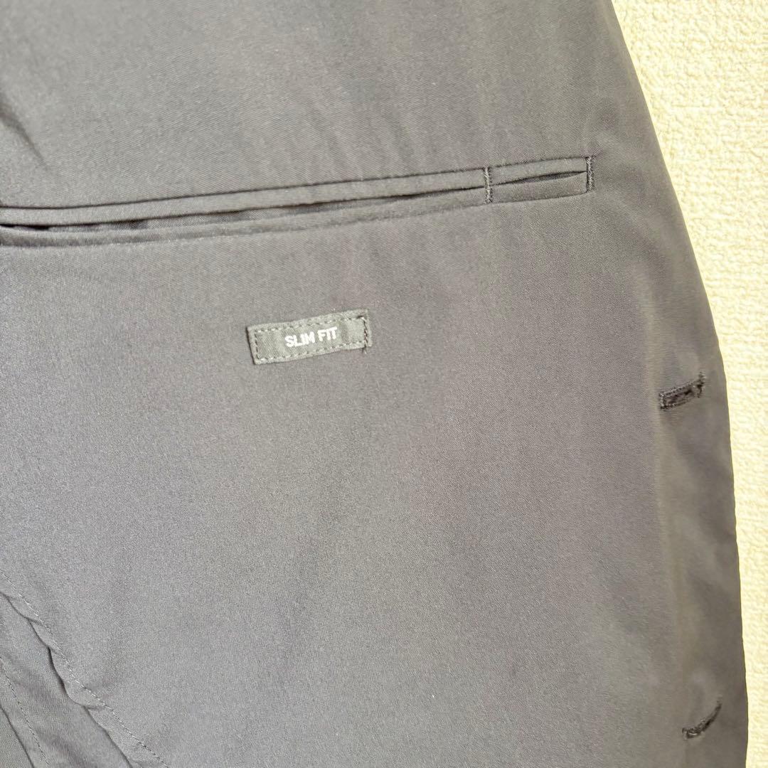 【超美品】ユニクロ 感動ジャケット コットンライク ブラックセットアップXL