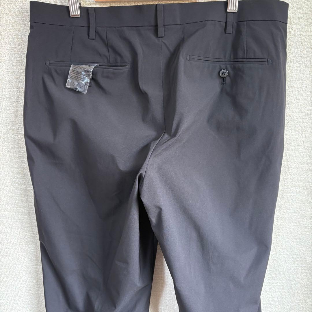 【超美品】ユニクロ 感動ジャケット コットンライク ブラックセットアップXL