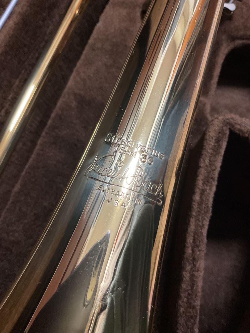 美品！Bach バック　中細管　テナーバストロンボーン　36BOGL 即演奏可能