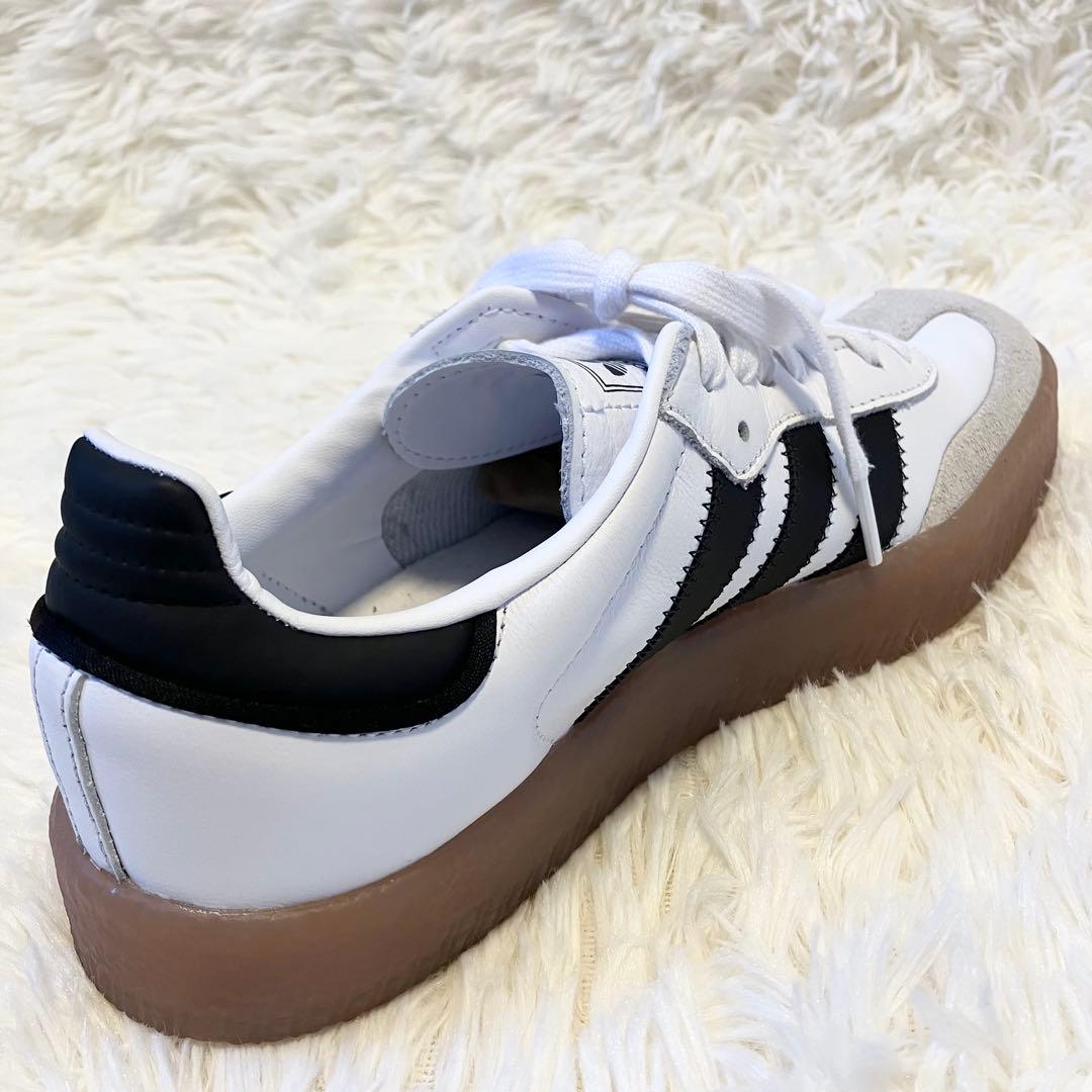 【極美品】アディダス sambae w サンベー サンバ 厚底 ホワイト 25
