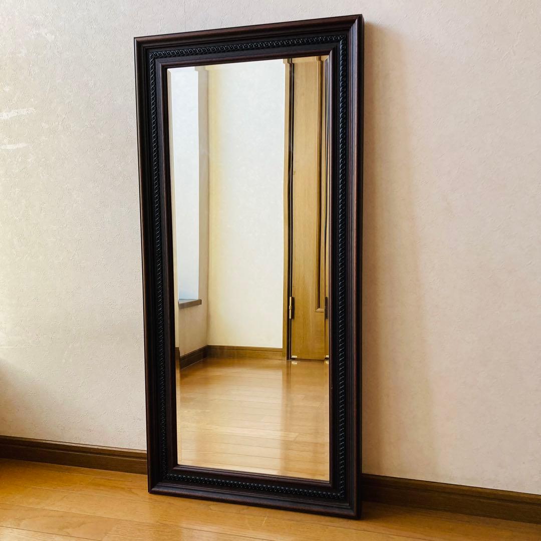 【希少】ヴィンテージ　塩川光明堂 HSロマンスA4 姿見 全身鏡 ウォールミラー