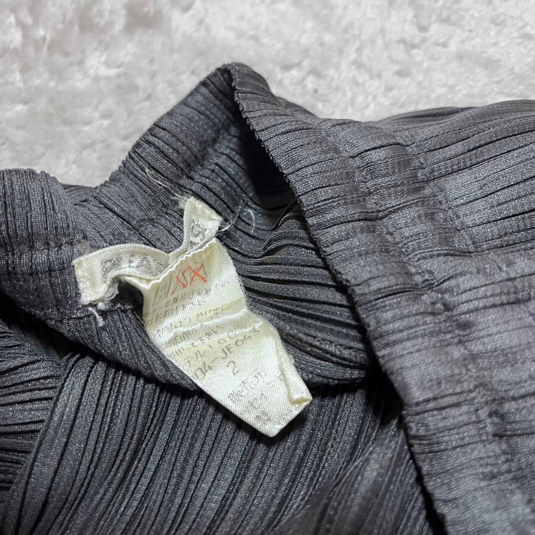 usagihime_4　イッセイミヤケ　ワイド　ストレートパンツ　グレー