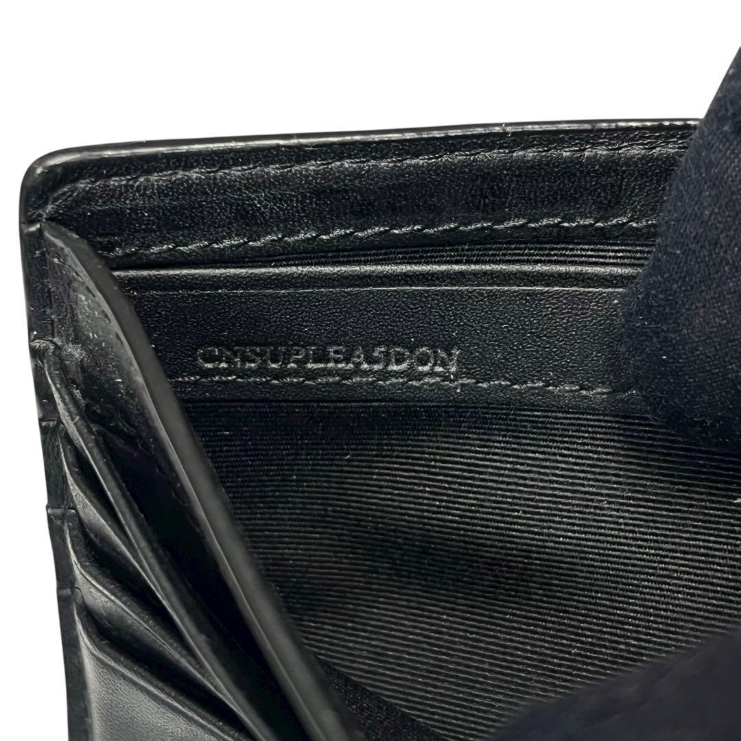 希少✨バーバリー 二つ折り財布 チャコールチェック PVC ロンドン ブラック