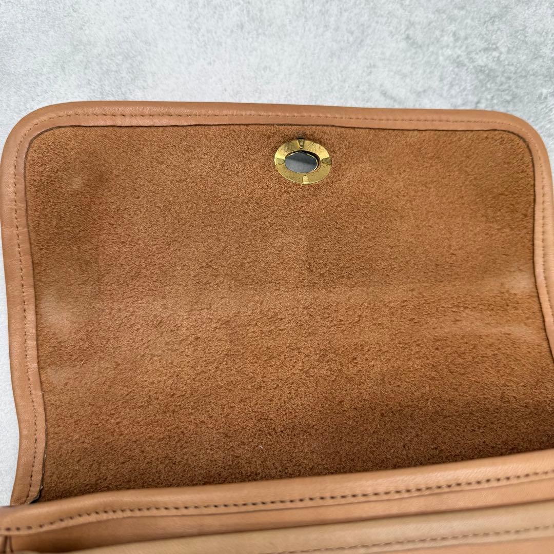 COACH オールドコーチ ショルダーバッグ レザー クロスボディ ターンロック