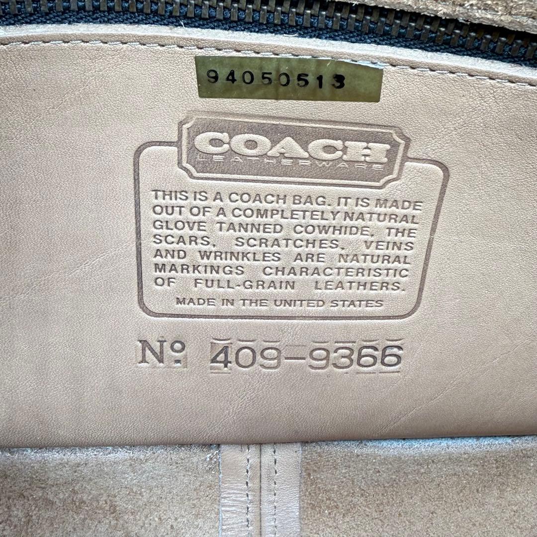 COACH オールドコーチ ショルダーバッグ レザー クロスボディ ターンロック