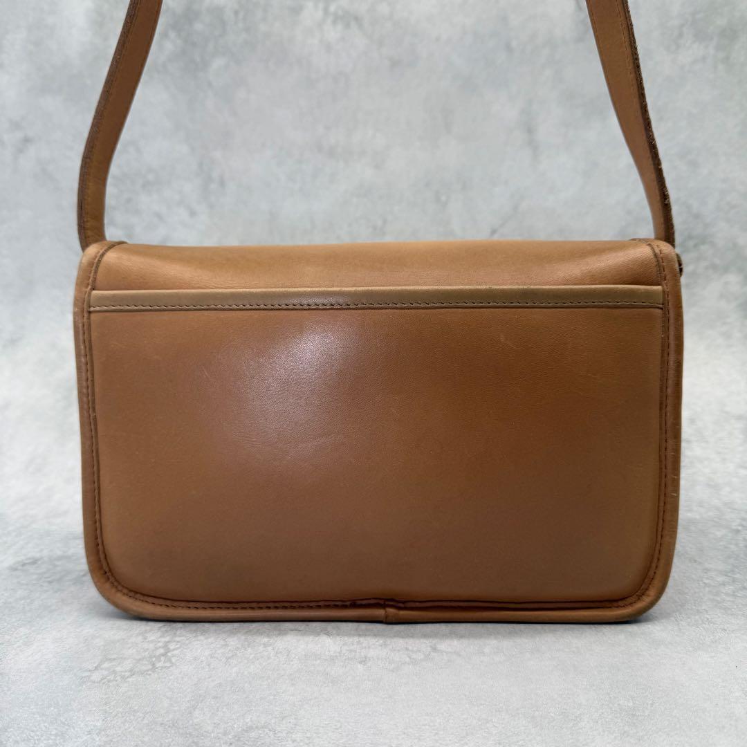 COACH オールドコーチ ショルダーバッグ レザー クロスボディ ターンロック
