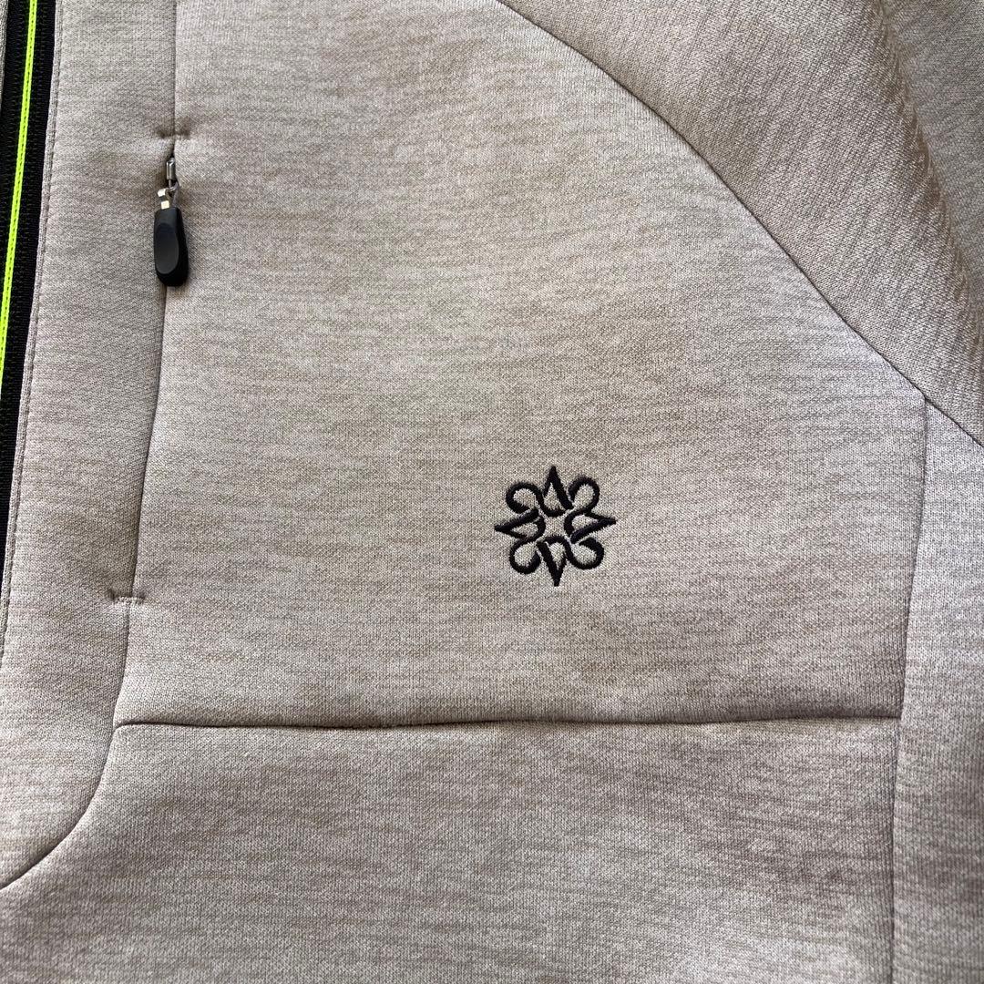 セントアンドリュース ゴルフウェア ニットブルゾン M ロゴ刺繍 ジップアップ