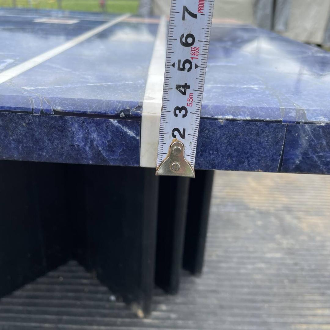 希少　ラピスラズリ　テーブル　座卓　鉱石　大型　 　 XZ 3790