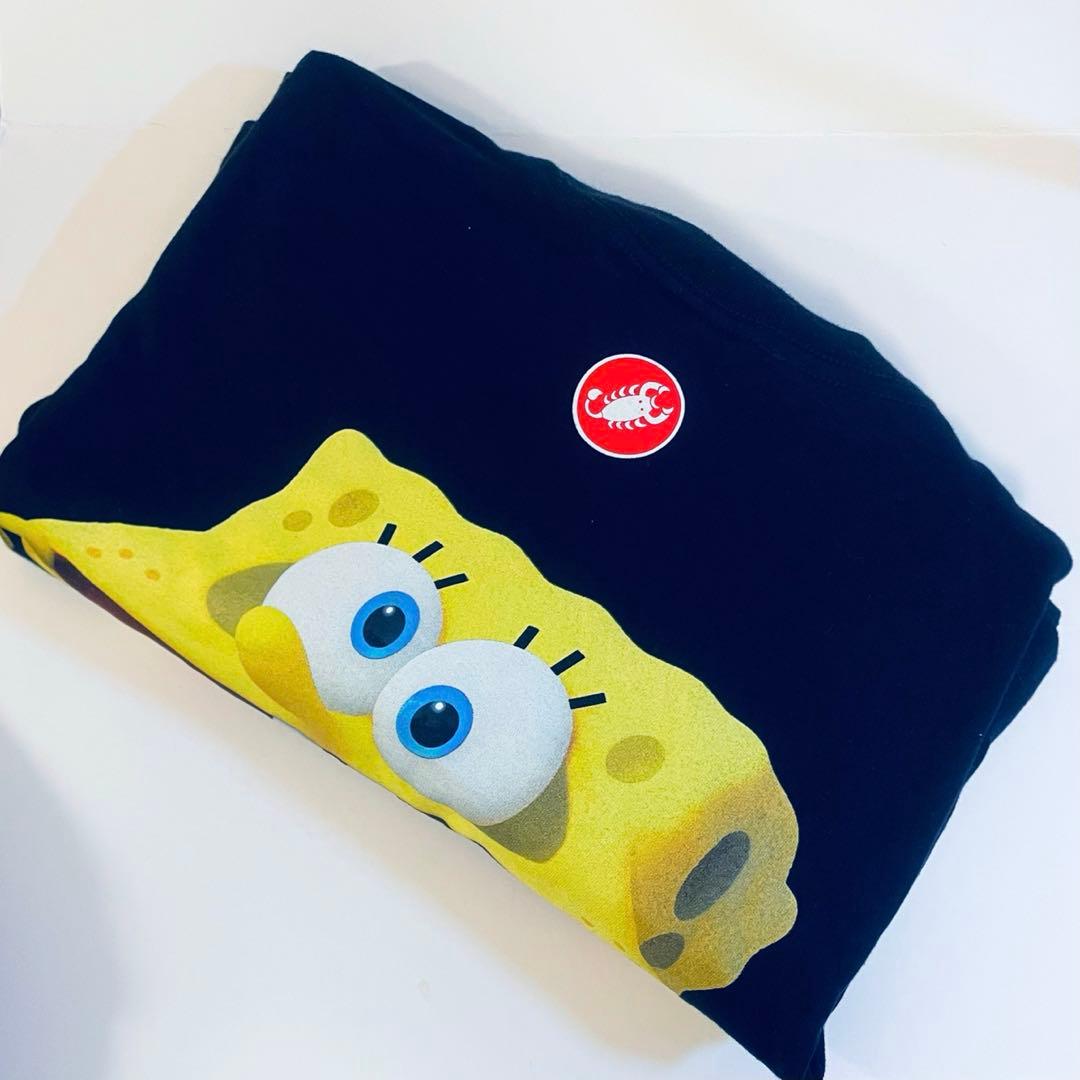 Supreme　スポンジボブ　ロンT　 黒　XL