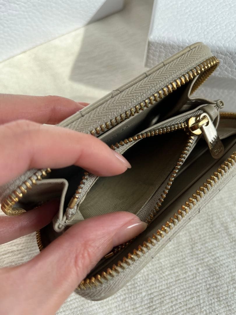 【DIOR】 ジップケース スモール ショッパー・箱付き※説明文要確認