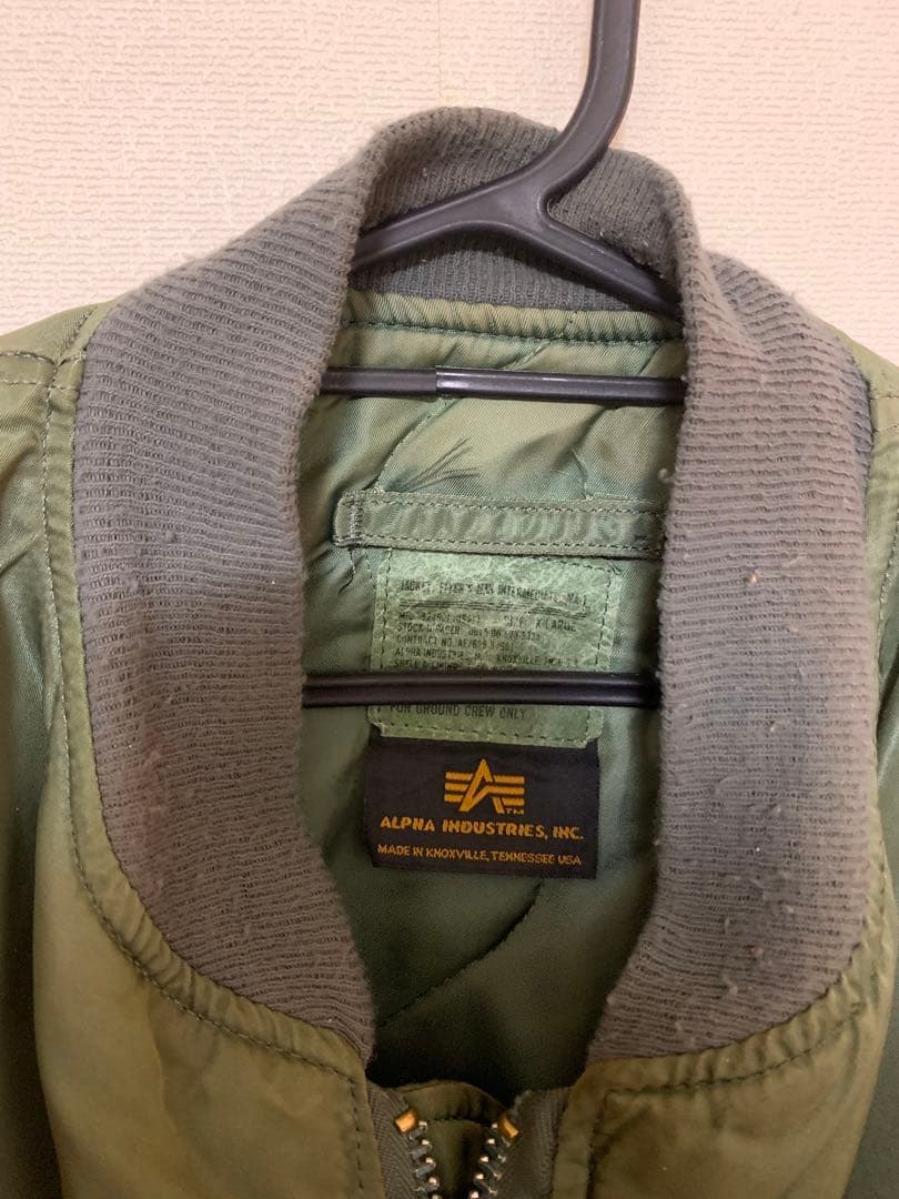 ALPHA INDUSTRIES MA-1 フライトジャケット USA製