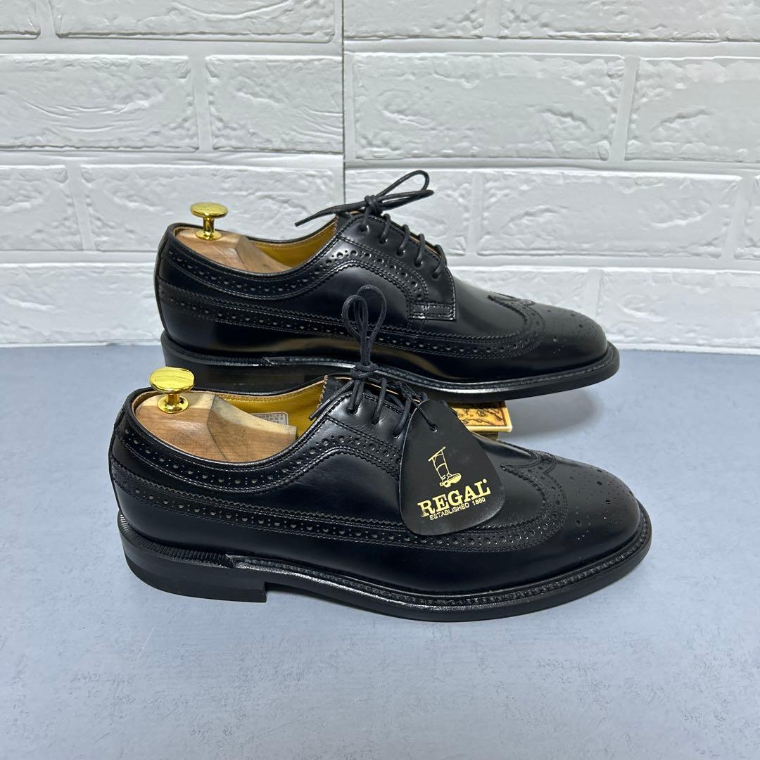 【新品未使用】リーガル　ウィングチップ　レザー　ビジネスシューズ 本革　JR04