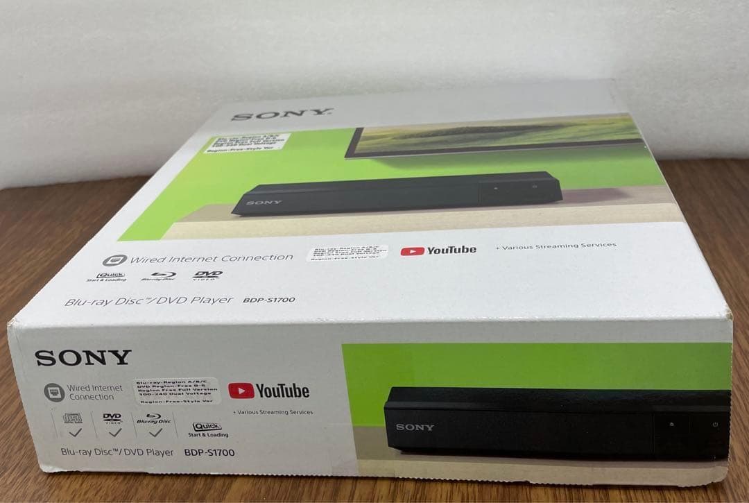 10031 SONY BDP-S1700 REGION FREE プレーヤー