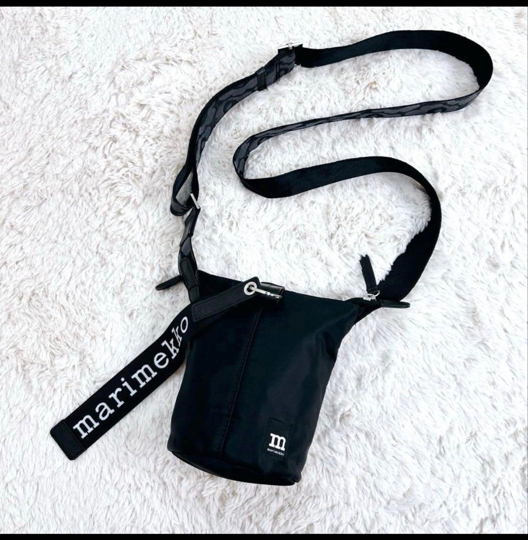 美品 marimekko バケット ショルダーバッグ Unikko バケツ型