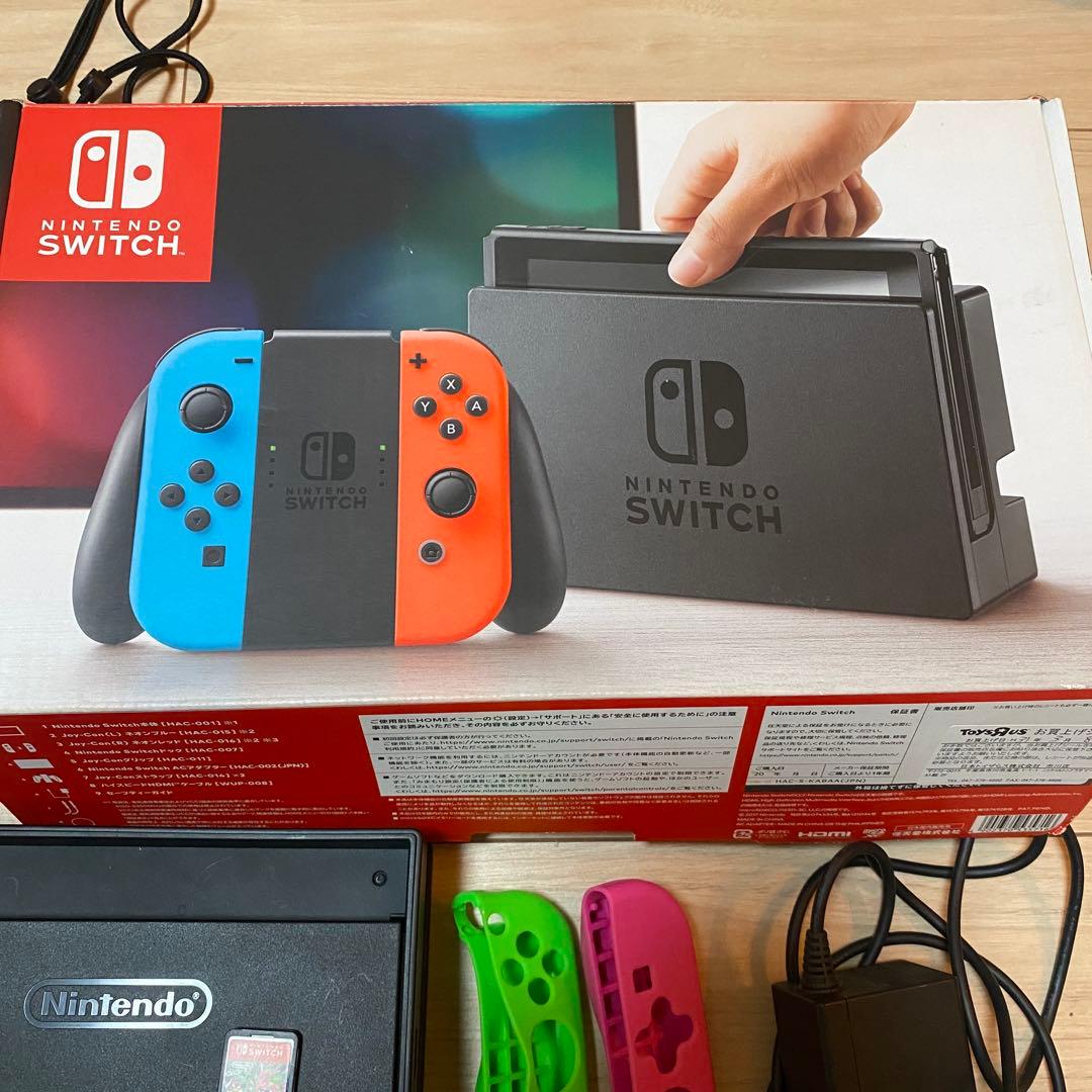 Nintendo Switch 本体一式＋ソフト4本＋ケース付き