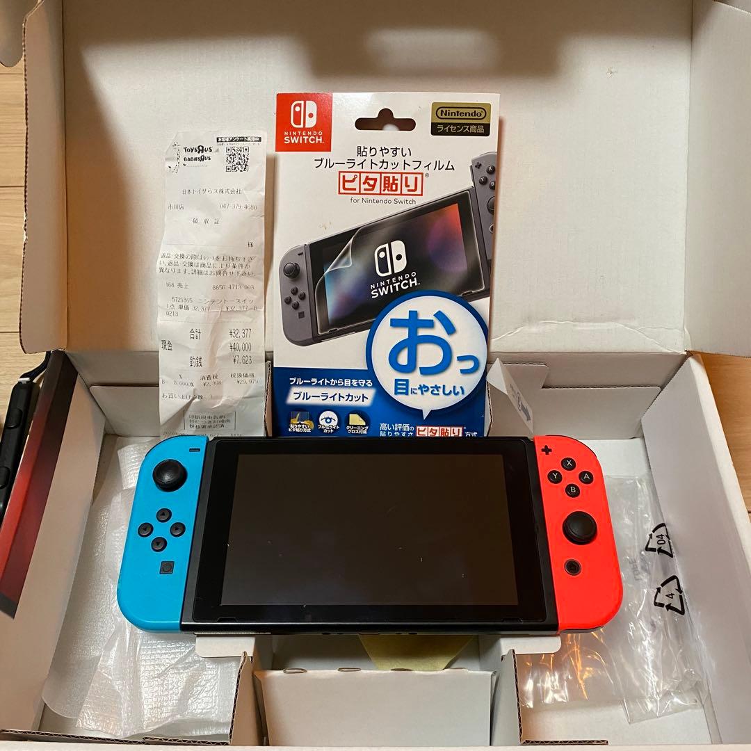 Nintendo Switch 本体一式＋ソフト4本＋ケース付き