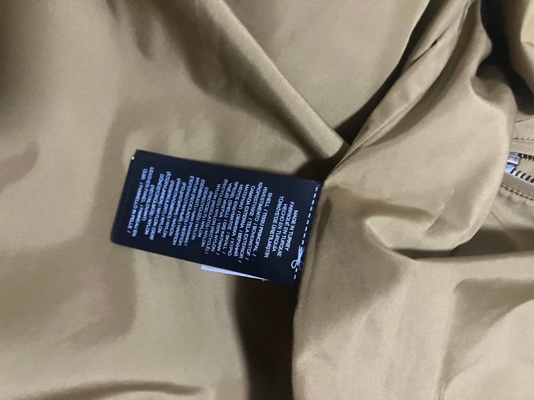 RRI ダウンベスト・キルティングベスト 青 レザー