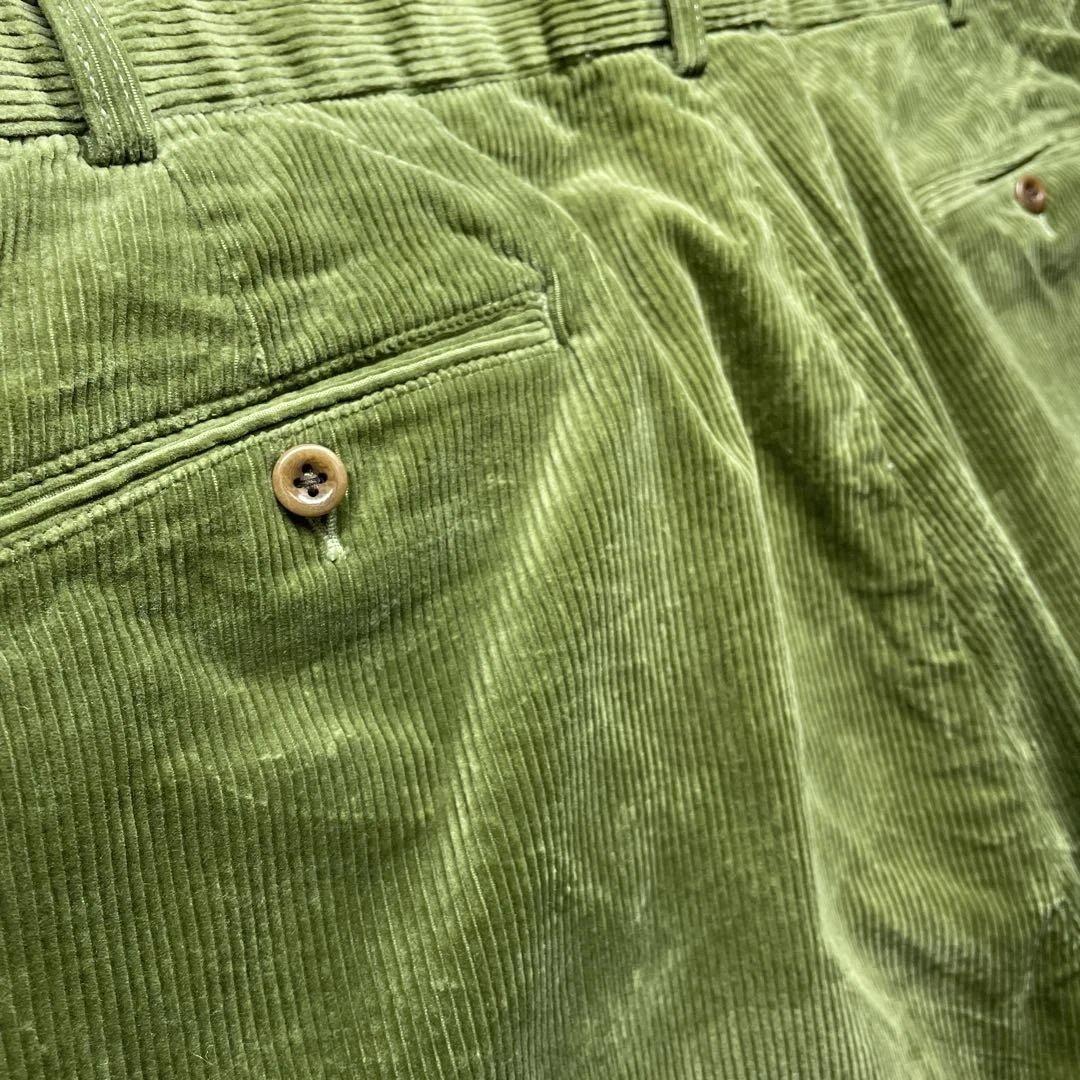 POLO Ralph Lauren W50 オリーブ　古着 コーデュロイ Y2K