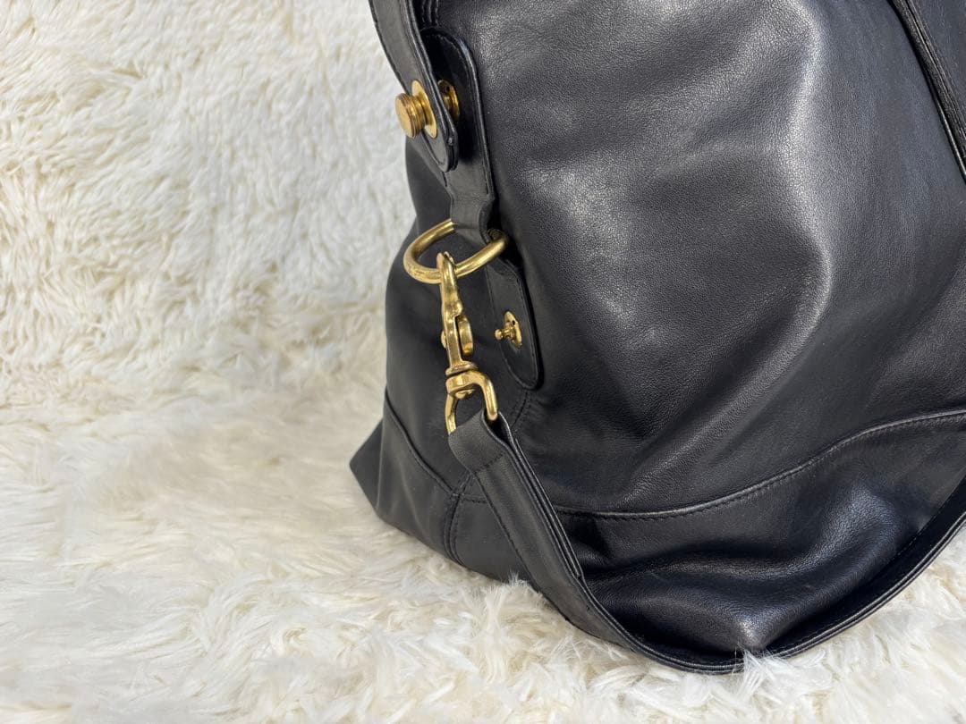 オールドコーチ ボストンバッグ 2way レザー ドイツホック ブラック