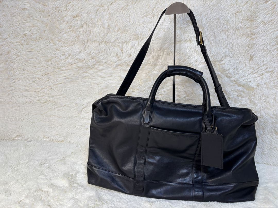 オールドコーチ ボストンバッグ 2way レザー ドイツホック ブラック