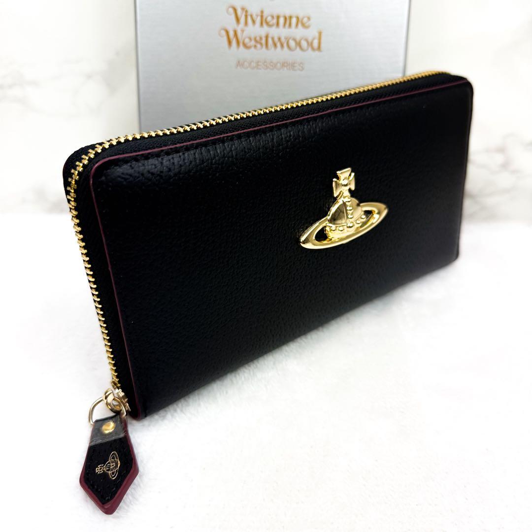 ヴィヴィアンウエストウッド　長財布　黒