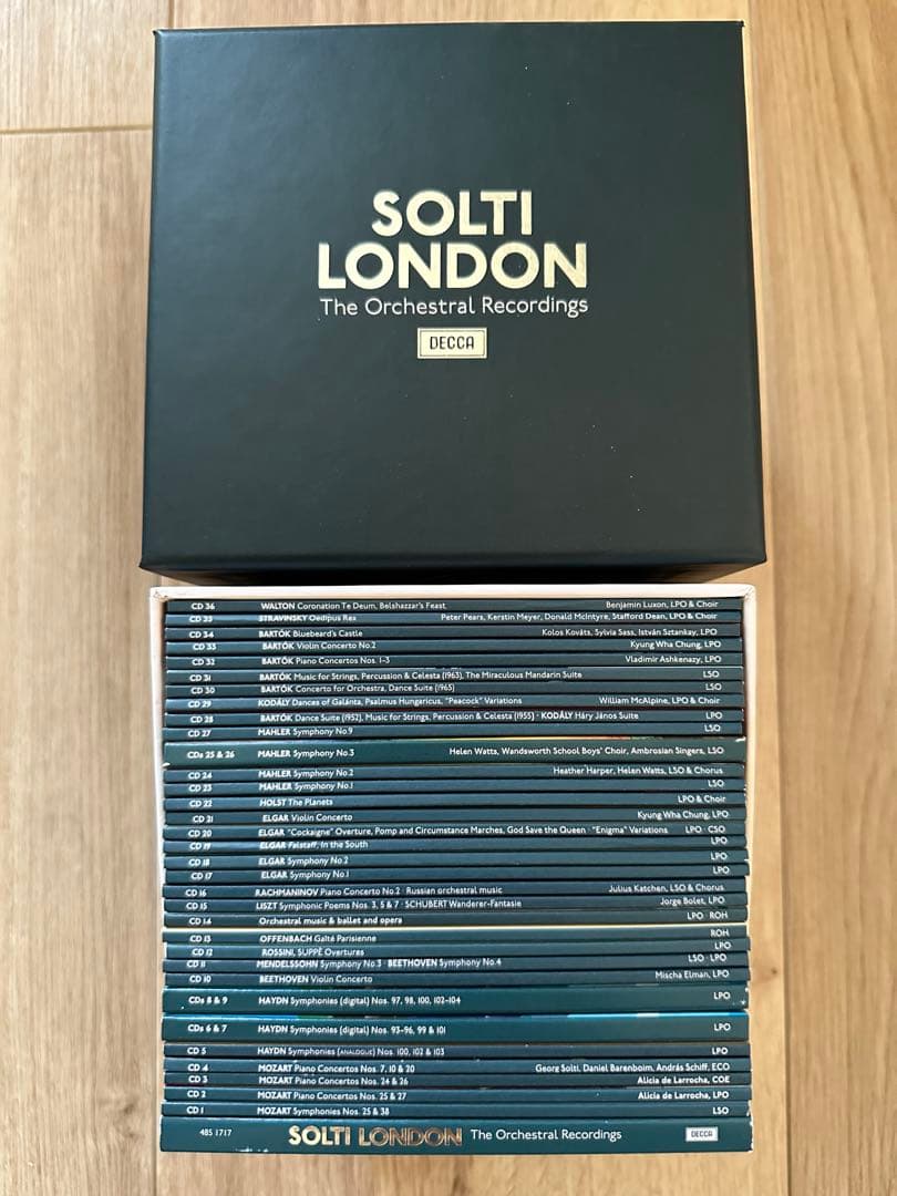 クラシック SOLTI London The Orchestral Recordings