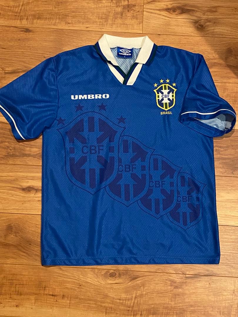 UMBRO ブラジル代表 サッカーシャツ Mサイズ ヴィンテージ