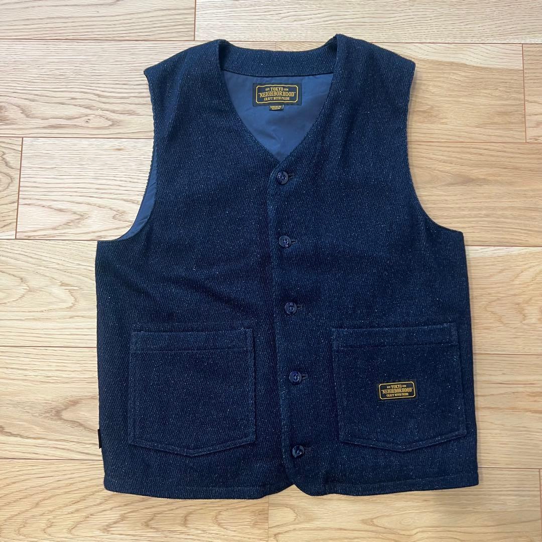 NEIGHBORHOOD インディゴジャケット・パンツ・ベスト　セットアップ　M