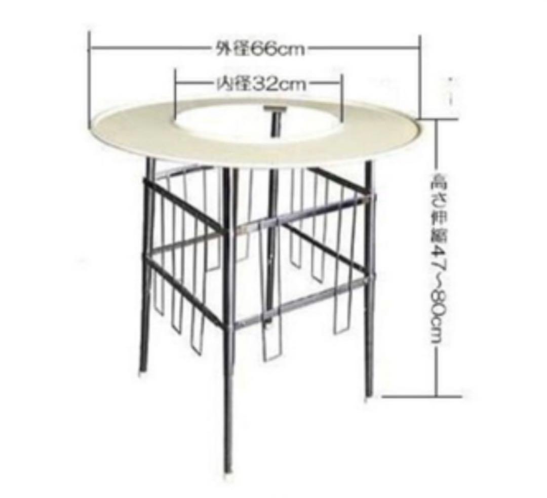 高津製作所　丸型ストーブガード　デラックス組立式
