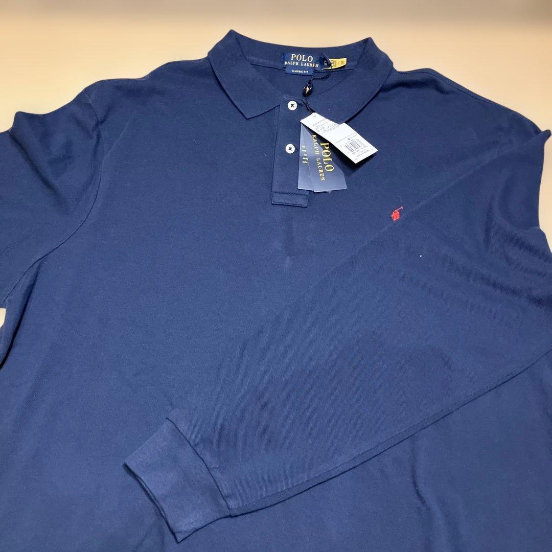Polo Ralph Lauren ネイビー ポロシャツ XL