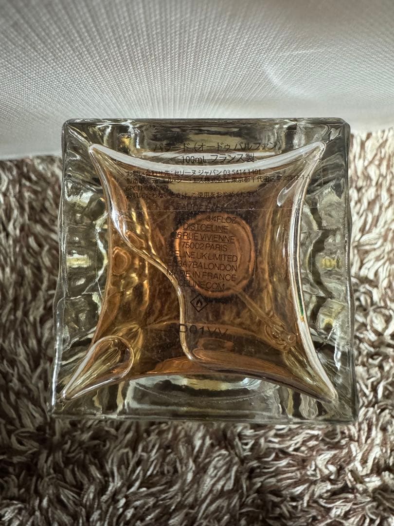 CELINE PARIS 香水 箱、ショッパー付き　セリーヌパラード100ml