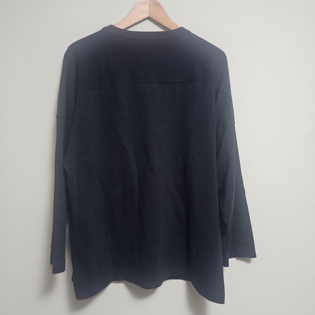 comoliフットボールTサイズ2ブラック