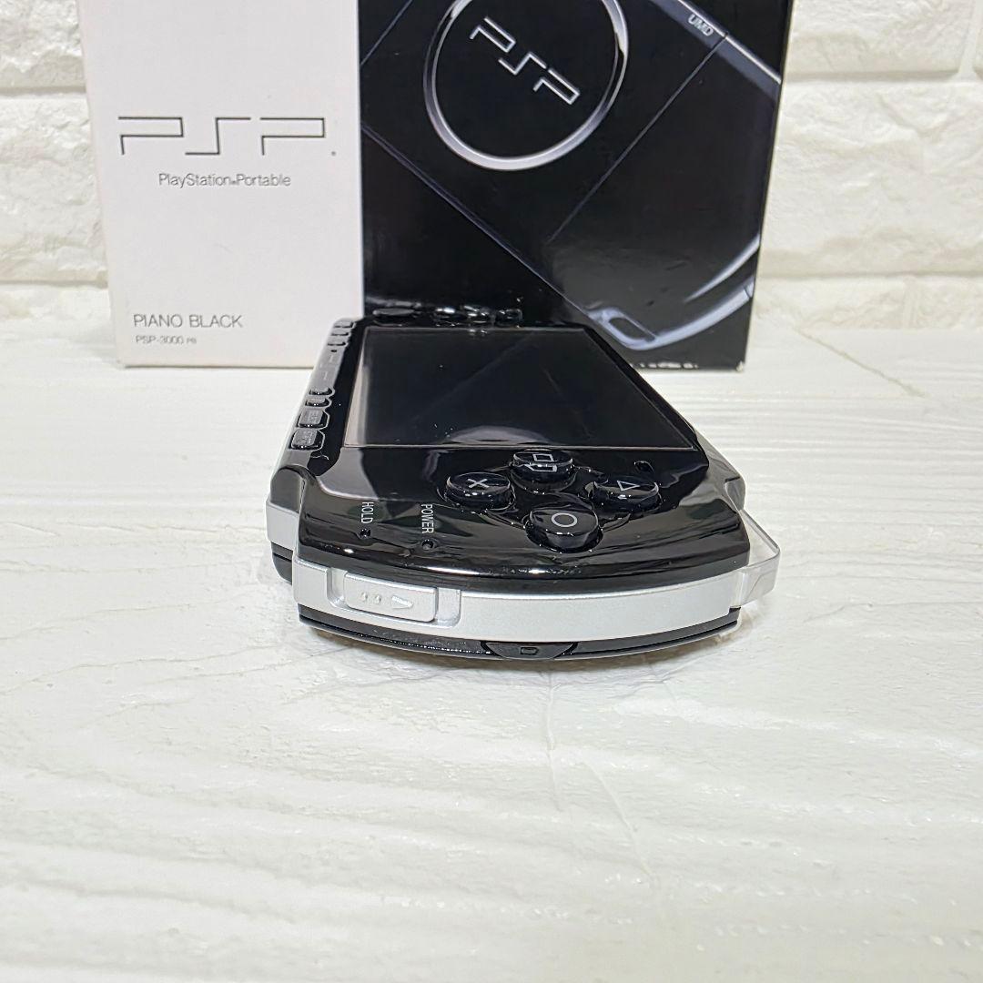 【美品】【完品】PSP 3000 PB ピアノブラック　箱付き　新品バッテリー付