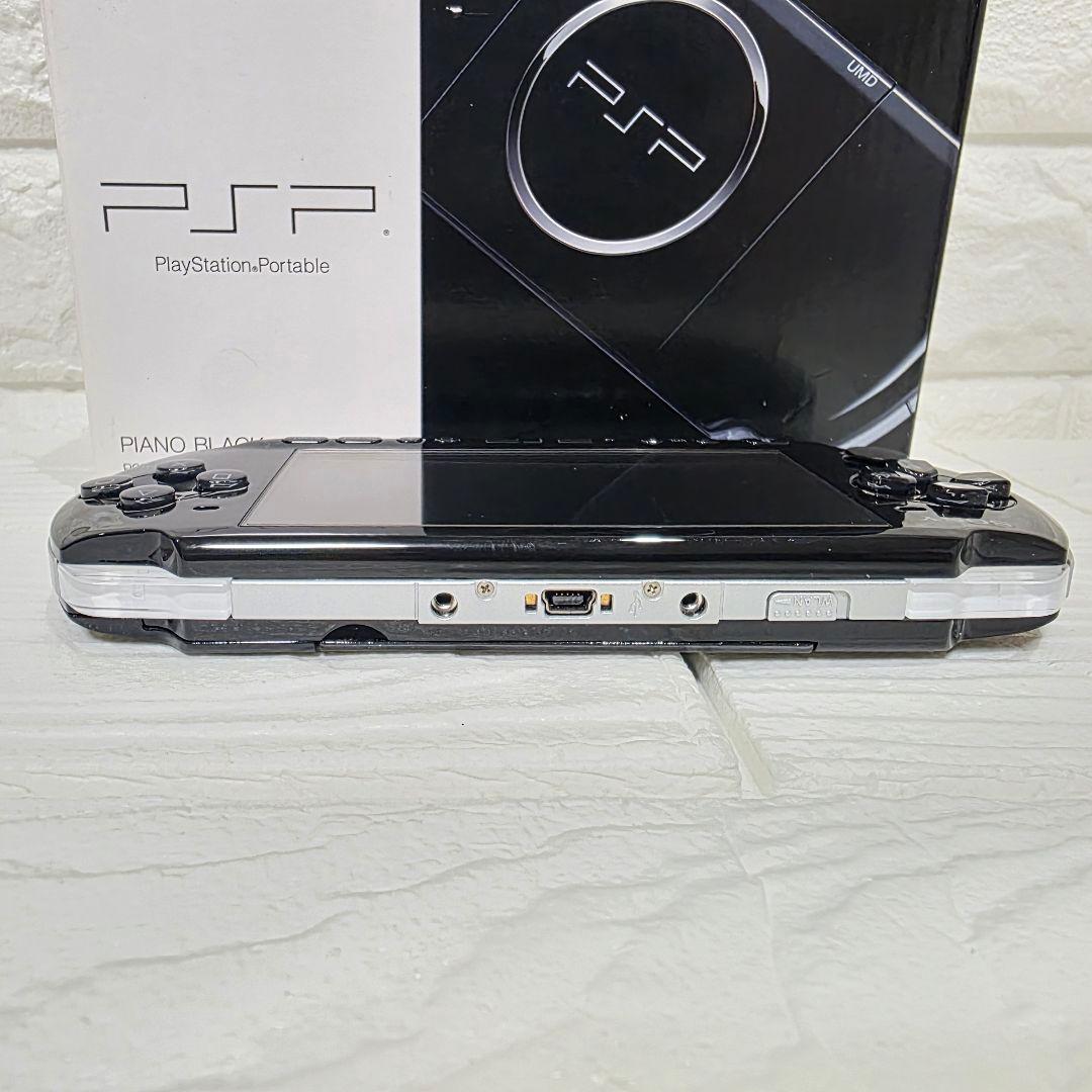 【美品】【完品】PSP 3000 PB ピアノブラック　箱付き　新品バッテリー付