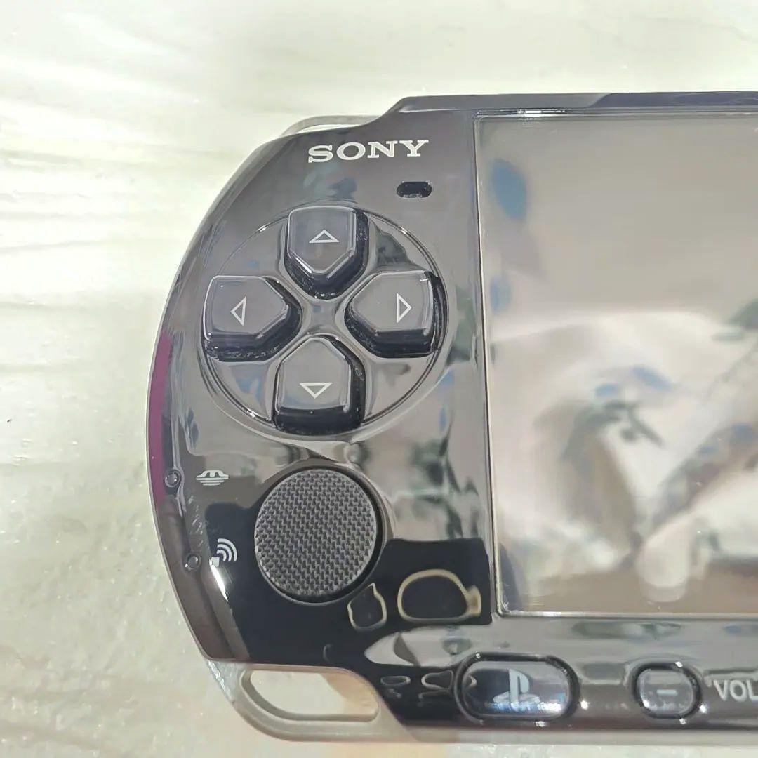 【美品】【完品】PSP 3000 PB ピアノブラック　箱付き　新品バッテリー付