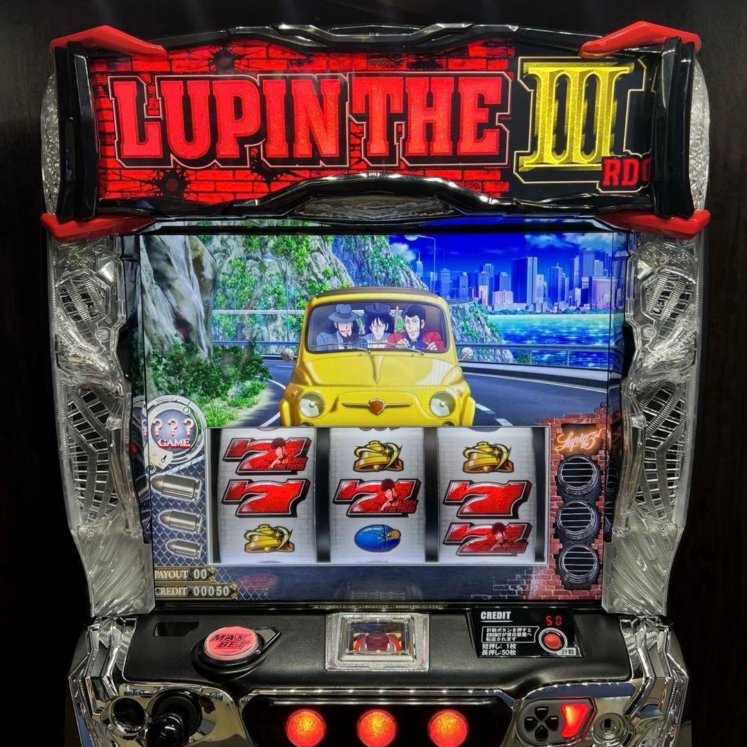 スマスロ「ルパン三世 大航海者の秘宝」　送料無料　パチスロ実機