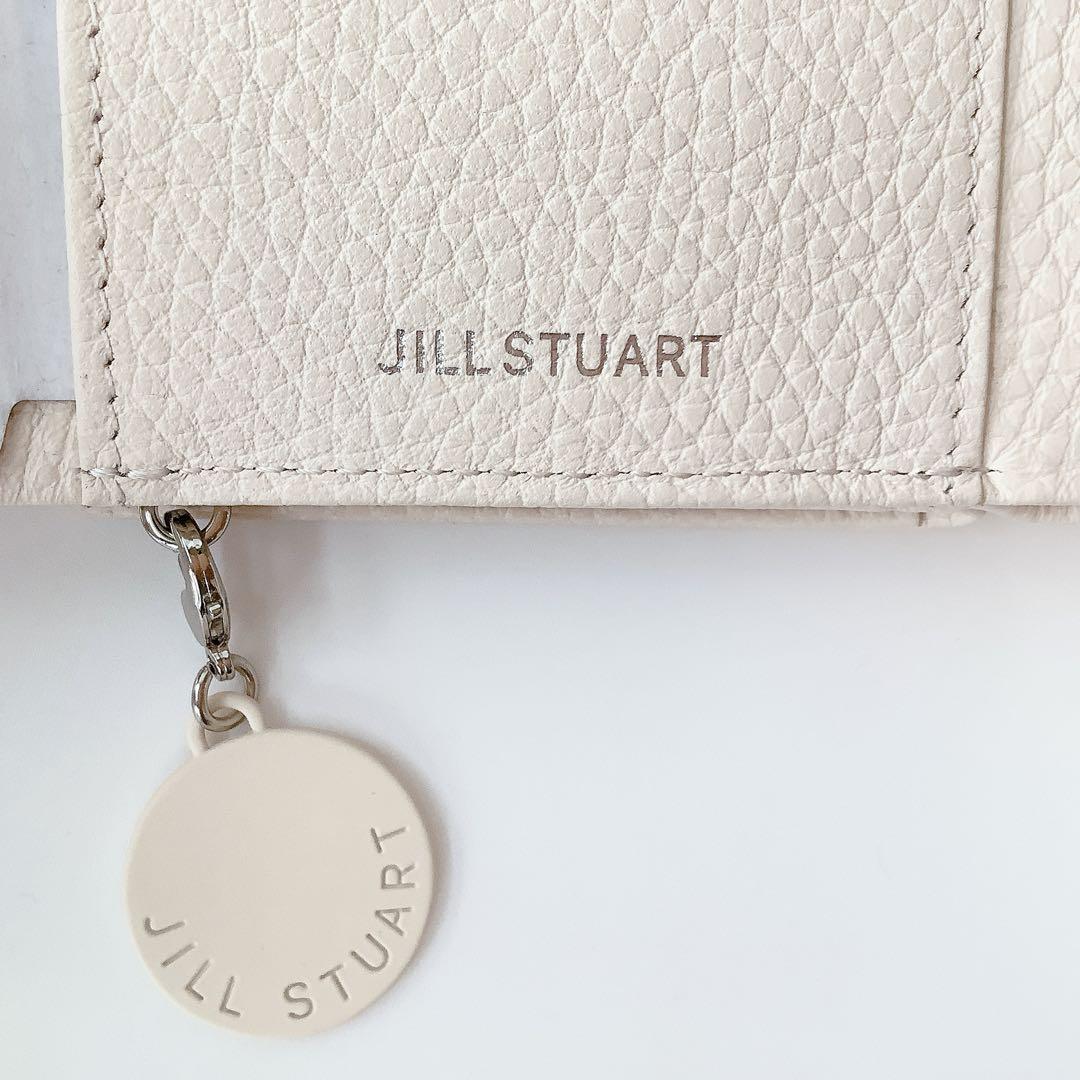 新品★ジルスチュアート★ルナティ がま口３つ折り財布ミニ財布★アイボリーホワイト