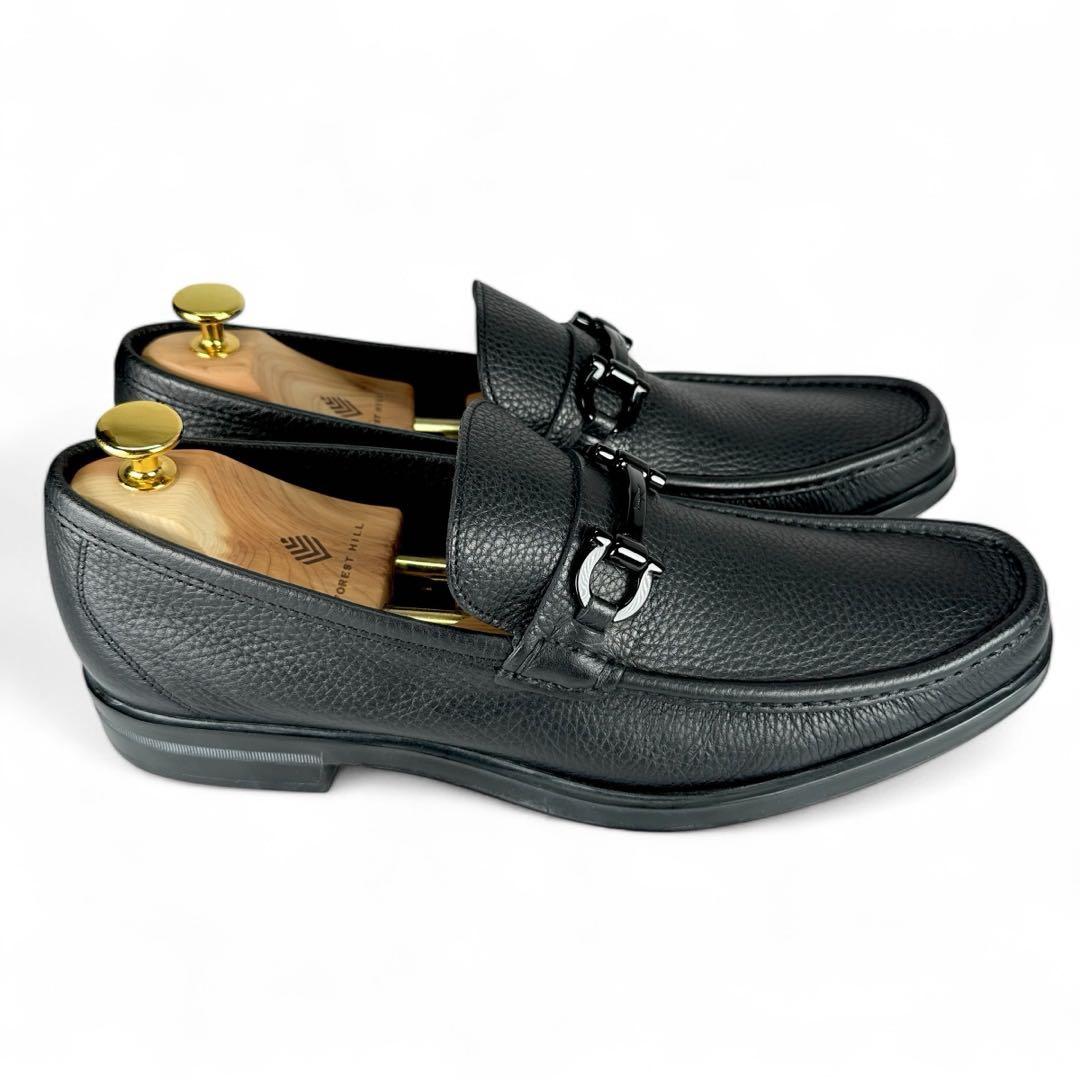 ☘️極美品 サルヴァトーレフェラガモ モカシン ガンチーニ シボ革 ローファー ☘️