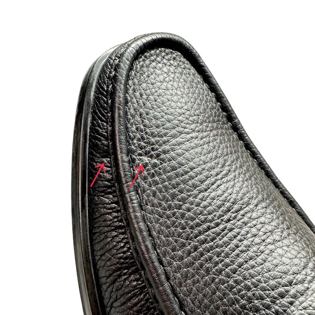 ☘️極美品 サルヴァトーレフェラガモ モカシン ガンチーニ シボ革 ローファー ☘️